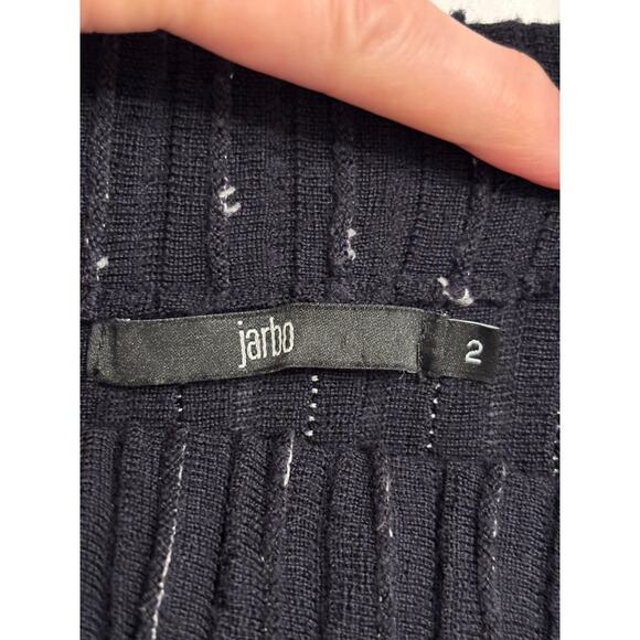 Jarbo Women's 2 100% Merino Wool Black White Flowy Maxi Skirt Witchy Whimsigoth - Picture 3 of 8